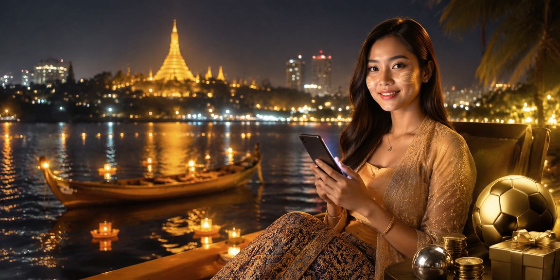 ရန်ကုန်ရွှေတိဂုံဘုရားရှေ့မှာ ဘောလုံးအားကစားလောင်းကစားသူများ